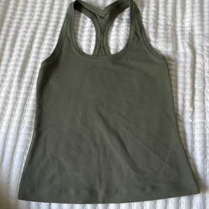 Lululemon Racerback Tank Olive size 4